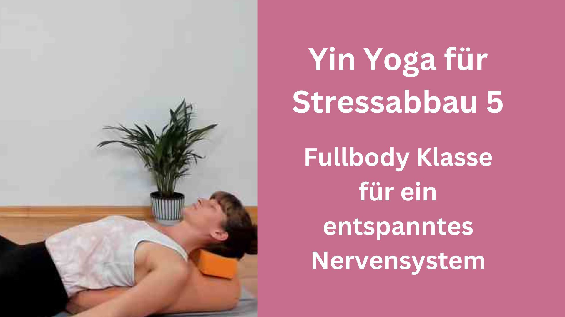 Yin Yoga für Stressabbau 5 – Fullbody Klasse für ein entspanntes Nervensystem