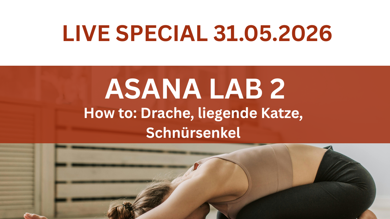 Asana Lab 2: Drache, Katze greift Schwanz, Schnürsenkel